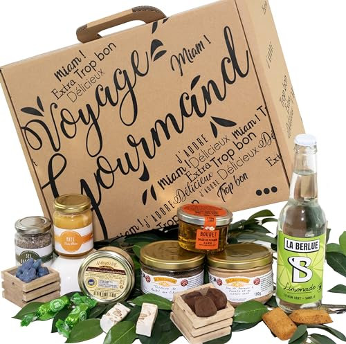 COLIS GOURMANDS - Panier Garni - Coffret Gourmand À Offrir - Panier gourmand - Idéal pour Cadeau Fête des Mères, Fête des Pères, Anniversaire, Noël, Retraite