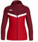 JAKO ICONIC Kapuzenjacke Gr. 44 Rot/Weinrot - Zipper Hoodie Damen, Bequeme Sweatjacke mit Keep Dry Funktion aus 100% recyceltem Polyester