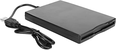 Vikye Tragbares Diskettenlaufwerk, Externer 3,5-Zoll-USB-Festplattenleser für Desktop-Laptop-Computer, Ultradünn und Leicht, USB 1.1/2.0/3.0-kompatibel,