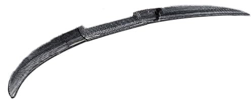 DUBHYYPS Auto Rear Heckspoiler für BMW I4 G26 2021-2023,Kofferraumspoiler Heckspoiler Lippe Fahrzeugstabilität Dekoration Accessories,B-Carbon Fiber