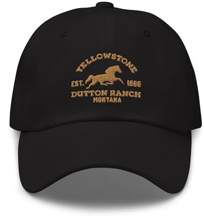 Paramount Yellowstone Dutton Ranch Logo Mütze - Offizielles Lizenzprodukt, pferd, Einheitsgr��e