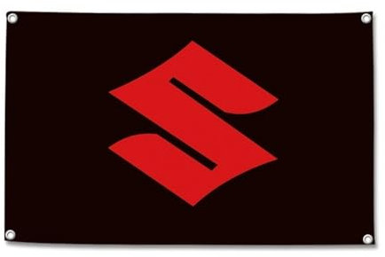 Fahne SU.ZU.KI, Druck Hof-Banner, Flagge(Black,150x230cm)