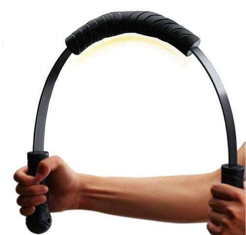 Fitness Vibrationsstab, Core Strength Training Bar, Shake Weight Stick für Workout, Heavy Duty Spring Chest Expander für Schulter-, Arm- und Brustübungen, Oberkörpertraining für Übung