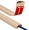Passe Cable Sol Cache Cable Sol Auto-Adhésif 1M goulotte Passe Cable Sol Passage de Cable au Sol, Passe Cable Bois pour Le Bureau Protection des câbles et prévention des Risques de trébuchement