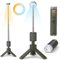 Mytrix Grey Telescopic Collapsible Camping Light with 10000mAh Battery, Magnetic Base- Perfect for Adventure, Hiking, Camping, Live Streaming