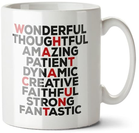 Black Raven Design - Positive Affirmations - Funny Rude, Hidden Insult, Message Gift Mug, Ceramic, 11fl oz