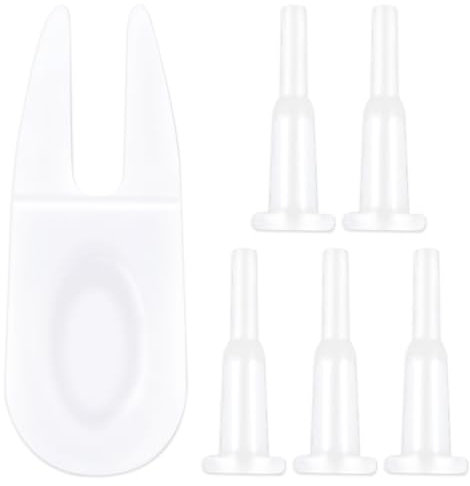 Yoga Ball Replacement Plugs Yoga Ball Air Stopper Inflatable Exercise Ball Plug Exercise Ball Air Stopper 1PCS Exercise Ball Plug Removers and 4 Yoga Ball Pin Plug for Fitness Exercise Ball (White)