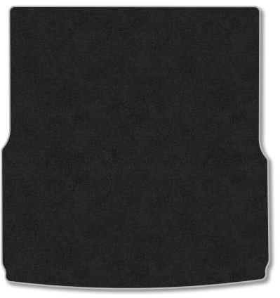 VW Passat (2024+) Carpet Boot Mat | Grey Edge Trim Tailored Fit Boot Liner Full Coverage Protection Accessories Easy Clean Anti Slip Made in the UK