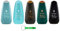 5x Testpaket Pino Silvestre Duschgel Classico Soffio di Talco + Weißes Moos + Black Musk + Forte di Natura + Arganöl Badeschaum Bagnoschiuma,750ml + Beni Culinari Kostenloser Schlüsselanhänger