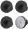 Luazvilkpsar 4 Piezas Ganchos Ventosa de Succión, Colgador Toalla Baño, Colgadores Baño, Gancho Ventosa de Vacío, Colgador Toallas, Gancho para Ventosa, para Baño, Pared, Cocina, Vidrio (Negro)