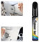 CGEAMDY 1 Stück/12ml Lackstift Auto, Lackstifte für Auto Kratzer, Universal Lack Reparatur, Auto Kratzer Reparatur Stift, Hoher Deckkraft, für Gegen Kratzer, Steinschläge, Kfz Moto Alufelgen (Schwarz)