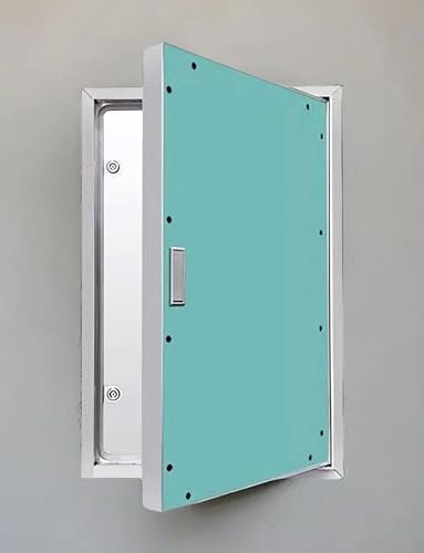 Porta a scomparsa con foro nel muro verniciabile, grande pannello di accesso in cartongesso con maniglia, sportello di ispezione a filo for impianto idraulico/riscaldamento/cavi elettrici(Right,65X85C