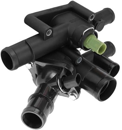 Termostato Auto Per A3 8L 8P Seat Leon Per Skoda Per Per Golf 4 Alloggiamento Termostato Motore Con Flangia Sensore Acqua Refrigerante 06A121111