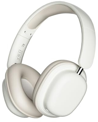 Annadue Gaming-Kopfhörer BT5.3, Ausgewogener Soundeffekt, Over-Ear-Headset mit Mikrofon, Faltbares Design für Bequemes Tragen, Ideal für Gaming-Enthusiasten (#4W)