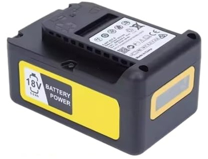 PNTQTU Batterie de Remplacement Lithium-ION Compatible avec Les Outils à Plateforme motorisés Karcher 18 V 6,0 Ah (réf. 24450350) avec écran LCD.