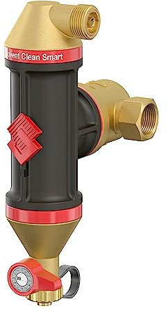 Flamcovent Clean Smart G1 Luft- und Schlammabscheider mit Magnet für Heizungs- und Kühlungsanlagen - 30043