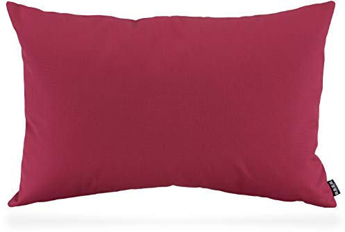 H.O.C.K. Classic Uni Outdoor Kissen inkl. Füllung Garten schmutz und wasserarbweisend (60x40, Himbeer - Raspberry)