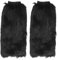 Toyvian 40cm Faux Fur Leg Warmer Boot Covers for Women Girls Black