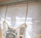 LillaBelle WEIß Raff Gardine Crystal 180x120 cm BxL(H) Bestickt Spitze Scheibengardine Shabby Vintage Landhaus