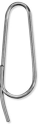 mashpaper Etiketten-Anhängeschlaufen Drahtschlaufen 100 Stück 14x34mm verzinkt - Menge wählbar