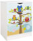 Leomark Weiß Kommode mit 3 Schubladen - Roma - Möbel für Kinderzimmer aus Holz, Skandinavischer Stil, Dim: 60x42x78 (Höhe) cm (Eulen)