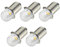 Ruiandsion Upgrade LED Taschenlampen P13.5S Sockel Warmweiße LED Lampen 18V Ersatz für Scheinwerfer Taschenlampen-Taschenlampen, unpolar (5er Pack)