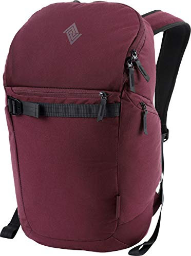 Nitro Nikuro, Daypack, Alltagsrucksack, Schulrucksack, Sportrucksack, Laptopfach, 26 L, Wine