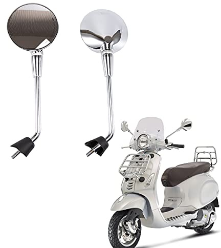 Motorrad Seitenspiegel Aluminiumlegierung Rund Rückspiegel Rückspiegel passend für Motorradspiegel schraube 8mm