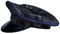 N? Muir Biker-Kappe, echtes Leder, Militär, Blau, Schwarz , 54