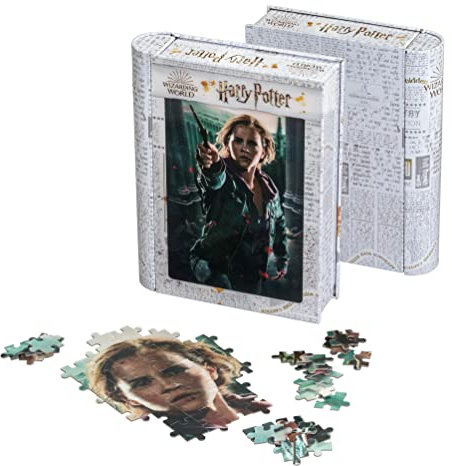 Philos 9042-3D Puzzle Hermine Granger in Sammlerbox, 300 Teile, mit 3D Effekt, Verschiedene Motive, Fanartikel