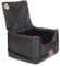 Golden Dog - Transportbox Hund mit Sicherheitsgurt M-52x44x33 cm - Leder Imitation Autositz Hund, Wasserdicht Hundesitz Auto - Beifahrersitz Hundebox Faltbar - Anschnallgurt Hundekorb Auto, Grau