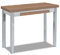 ASTIMESA Tipo Libro Mesa de Cocina, Metal, Roble Oscuro, 80x40cm