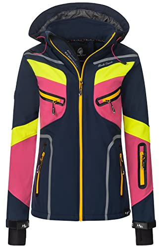 Rock Creek Softshelljacke Damen Outdoor Windbreaker D-465 | Wasserabweisende Übergangsbekleidung, funktionale Wanderjacke für Frauen, Camping, Freizeit und wechselhaftes Wetter