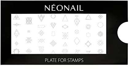 NEONAIL Stamping Plate 13 - Stamping Platte - Schablonen Platte - Nail Art - Nageldesign - Nagel Stempel Schablone - French Nails Schablone - Nagelkunst Stempel