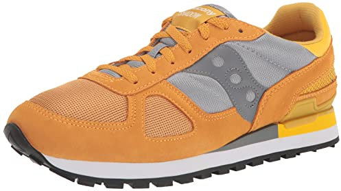 Saucony Unisex Shadow Original Sneaker, Orange/Grey, 10 US Men