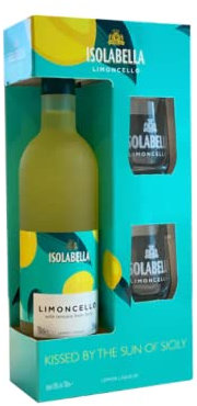 Isolabella Limoncello + 2 verres 0,7L (30% Vol.)