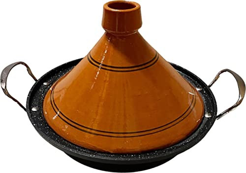Tajine induction | Poignées| Convient pour 4-8 personnes - Toutes les sources de chaleur| Ø 30cm