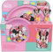 Set vajilla infantil reutilizable de 5 piezas: vaso, plato, cuenco y cubiertos de Minnie Mouse