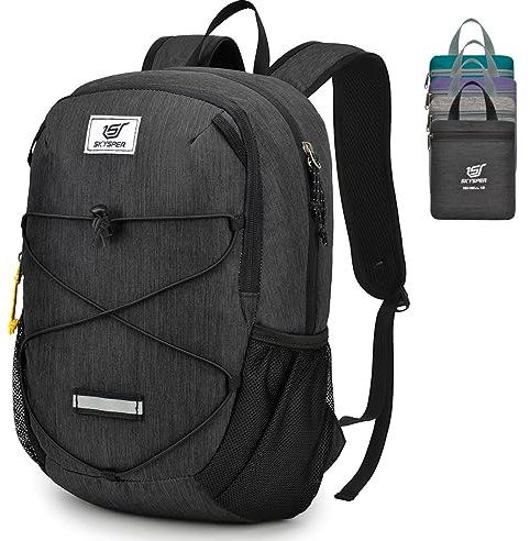 SKYSPER Hiking Backpack 12L Foldable Travel Rucksack for Women Men Small Lightweight Packable Outdoor Daypack