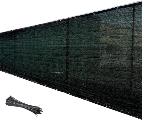Balcony Privacy Screen 2m x 14.4m, Privacy Screen Fence Heavy Duty Fencing Mesh Shade Net Cover for Wall Garden Yard Backyard Balcony Verandah Porch Patio Pool Backyard Rails (Green)