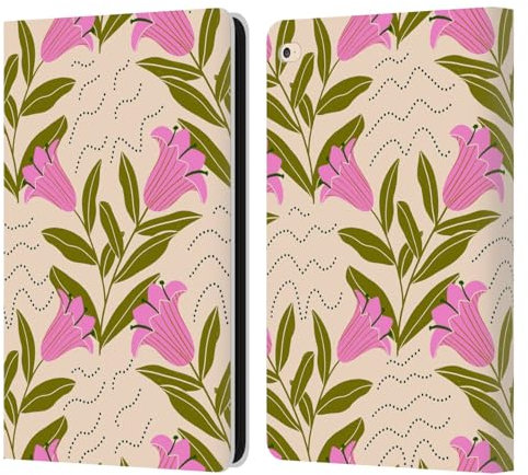 Head Case Designs Offizielle Gabriela Thomeu Tulpe Blumig Leder Brieftaschen Handyhülle Hülle Huelle kompatibel mit Apple iPad Air 2 (2014)