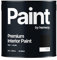 Hemway - Premium Interior Paint - Jet Black 2.5 L | Indoor Matt Finish, Acrylic & Water-Based Emulsion | Quick Dry & High Coverage for the Kitchen, Bathroom & Bedroom