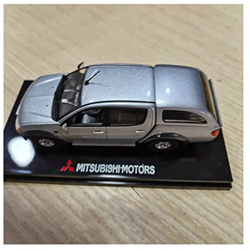 NALora Motorfahrzeuge Replika Auto Maßstab 1:43 Für Mitsubishi L200 Simulation Replik Automodell Spielzeug Metalldruckguss Fahrzeugsammlung Souvenir Originalgetreue Nachbildung (Color : Silver)