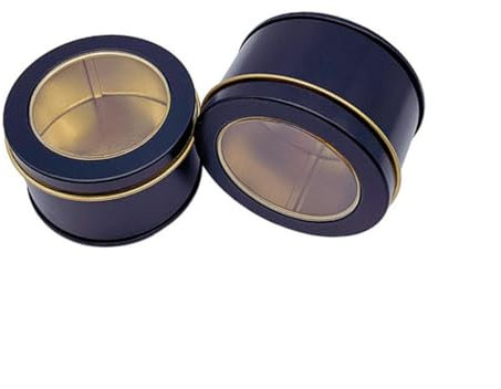 Garneck 4Er-Box Dose aus Weißblech aufbewahrungsdose Storage Boxes aubewahrungsbox Bonbongläser mit Deckel Metalldosen versiegelte Dose Teedose Lagerung Container versiegelte Kiste Kerze