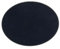 12 Rodilleras Niños Parche de Ropa Termoadhesivo Tamaño Universal Ovaladas de Tela para Codos y Rodillas (Negro)
