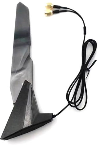 ZEZEFUFU Antena WiFi de doble banda de 2,4 GHz 5 GHz con cable de extensión para placa base ASUS Z390 Z490 X570 2T2R