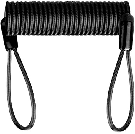Câble De Rappel De Verrouillage – Câble De Rappel Antivol | Câble De Verrouillage De Disque De Protection Antivol | Corde De Rappel À Ressort en Fil d'acier De Sécurité, pour Scooter, Moto, Véhicule