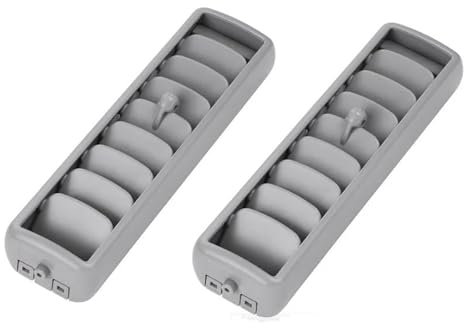 NVNZMFPPW Salida De Ventilación del Aire Acondicionado del Techo del Interior del Automóvil Gris para Mitsubishi para Pajero V93 V97 7842A069HA(2 pcs)