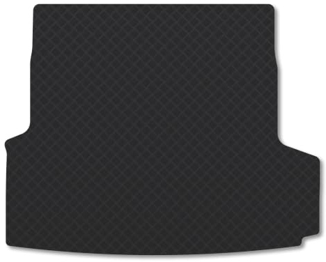 Compatible with Boot Mat for BMW 3 Series (2012-2019) [Touring] Carpet | Black Edge Trim Tailored Fit Boot Liner Full Coverage Protection Accessories Easy Clean Anti Slip Made in the UK