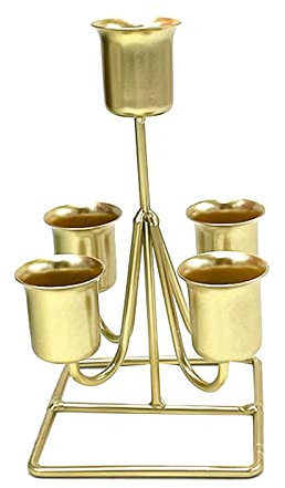 Porte-gobelet à vin en fer forgé pour décoration de table de mariage